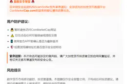 安全警报：CoinMarketCap遭前端攻击