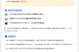 Michael Saylor：2050年比特币将值23万亿