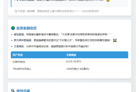 6月22日隔夜重要动态速览