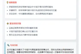 美国基地未被伊朗导弹击中