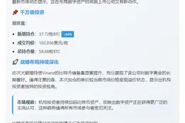Vinanz大手笔购入37.72枚比特币