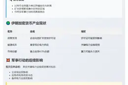 伊朗遇袭致比特币算力骤降