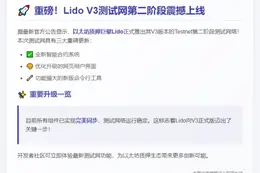 Lido V3测试网上线