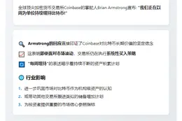 Coinbase CEO：公司周周增持比特币