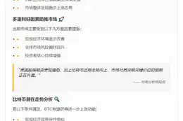 美股指期货新高，BTC或破阻力再冲高