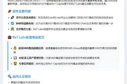 WLFI与Re7 Labs合建USD1资金池