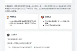 日美第七轮关税谈判举行
