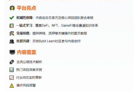 Bybit推区块链百科Ecopedia