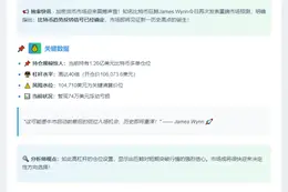 "鲸鱼James预言：比特币将破新高"