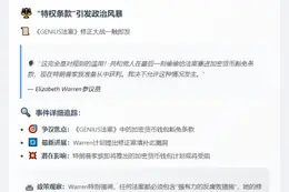 参议员拟修法阻特朗普家族加密钱包