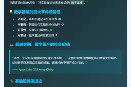 Aptos CEO国会作证：数字资产赋能新基建