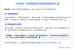 TON区块生产恢复