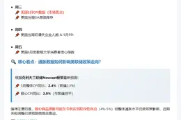 下周聚焦：美国5月CPI数据将出炉