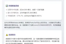 每日pump.fun代币FDV仅8-10万美元