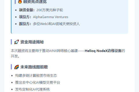AINX种子轮融资200万美元