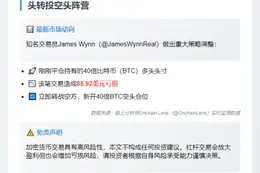 James Wynn 40倍多单爆仓 转空
