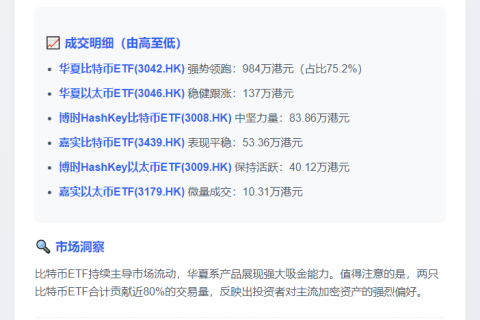 港股虚拟资产ETF成交1308万