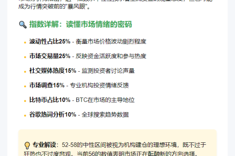 恐慌贪婪指数：56，中性