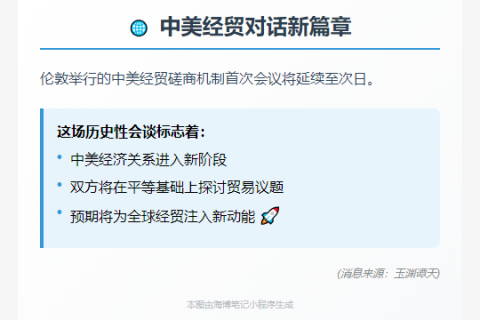 中美经贸磋商会议继续