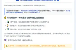 Block高管：代币化国债规模增80%至74亿美元
