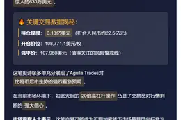 AguilaTrades比特币盈利633万美元
