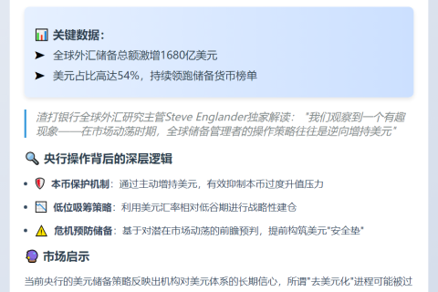 渣打：储管持续增持美元