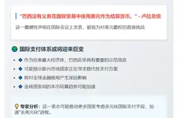 卢拉：贸易不必都用美元