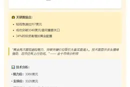 "黄金突破3340美元"