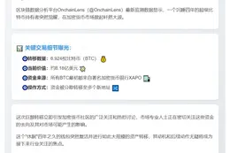 四年比特币巨鲸苏醒 转移8.18亿美元BTC
