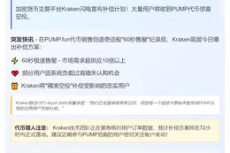 Kraken将空投PUMP补偿订单失败用户