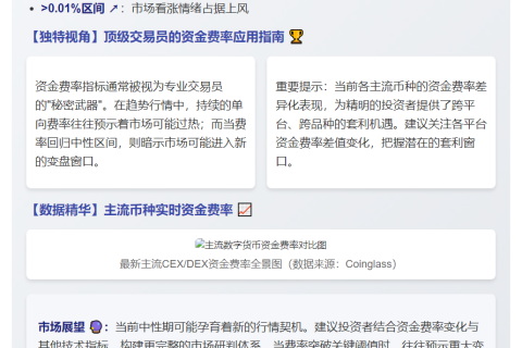 主流交易所资金费率中性