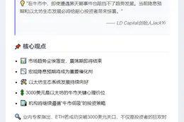 ```ETH破3000美元将引爆真正牛市