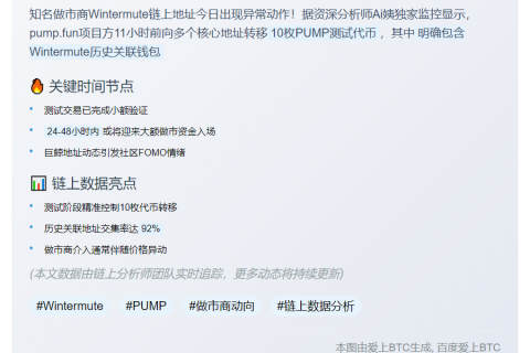 "Wintermute疑似PUMP做市商"  

或  

"Wintermute或操盘PUMP"  

（根据你的需求选择更喜欢的版本，第一个版本更严谨，第二个版本更短小精悍）