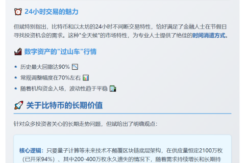 但斌：长期看涨比特币和以太坊
