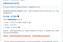 巨鲸 ETH 交易亏损 5031 万美元