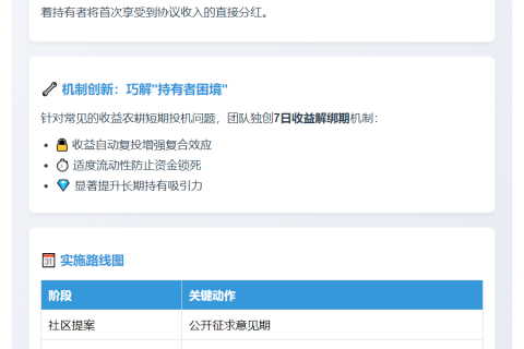 "Berachain提案升级PoL v2，开启BERA收益通道"