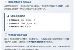 花旗预计欧央行9月降息