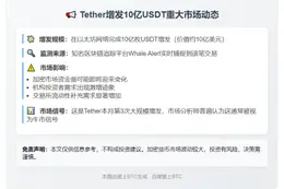 Tether增发10亿USDT