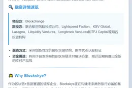 Blockskye获1580万美元C轮融资