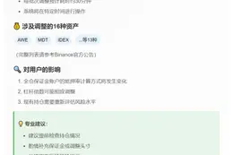 币安调整全仓保证金抵押率