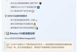 Bitwise CIO：CLARITY法案或重塑加密估值