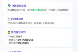 鲸鱼再买DOGE多单浮盈164万美元