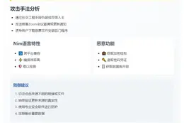 朝鲜黑客以NimDoor恶意软件攻击加密项目

朝鲜黑客用NimDoor恶意软件袭击加密项目