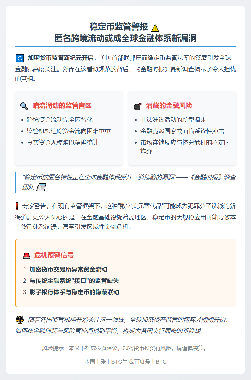 英媒：稳定币或成洗钱隐患