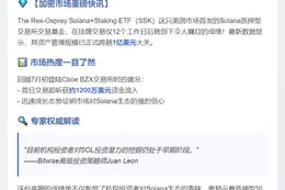 美国SOL质押ETF SSK规模破1亿美元