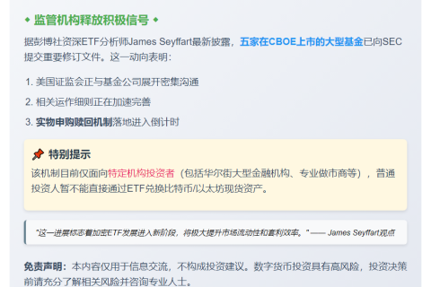 比特币以太坊ETF申购现积极信号