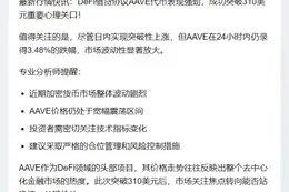 AAVE突破310美元