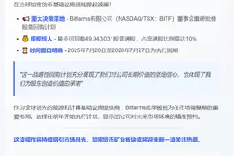 Bitfarms拟回购10%股份
