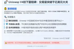 Uniswap V4交易量破千亿