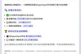 聪明钱转仓1790万美元ETH